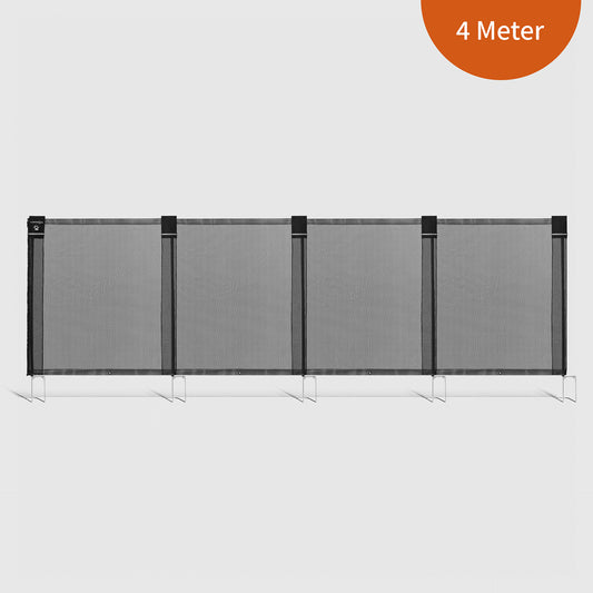 "Carlo" 4 Meter Zaun mit 4 "TerraPoles"